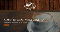 Desktop Screenshot of justbrewitcoffee.com